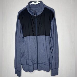 Lululemon Mens Post Session Reflective Full Zip Jacket Sz L Athleisure Lounge